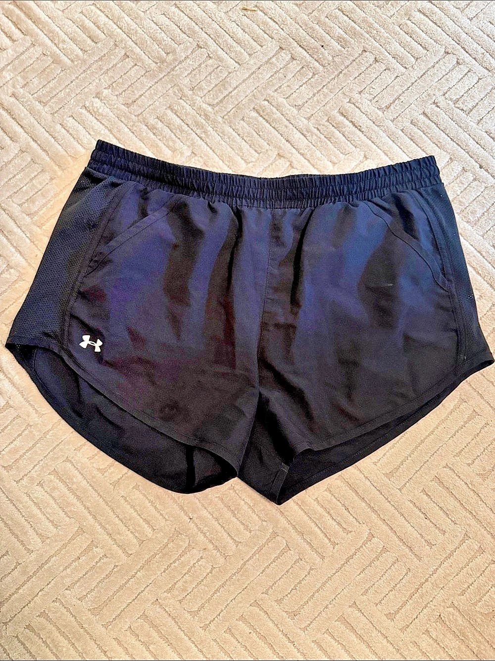 Under Armour Fly By 2.0 Running Shorts in Black